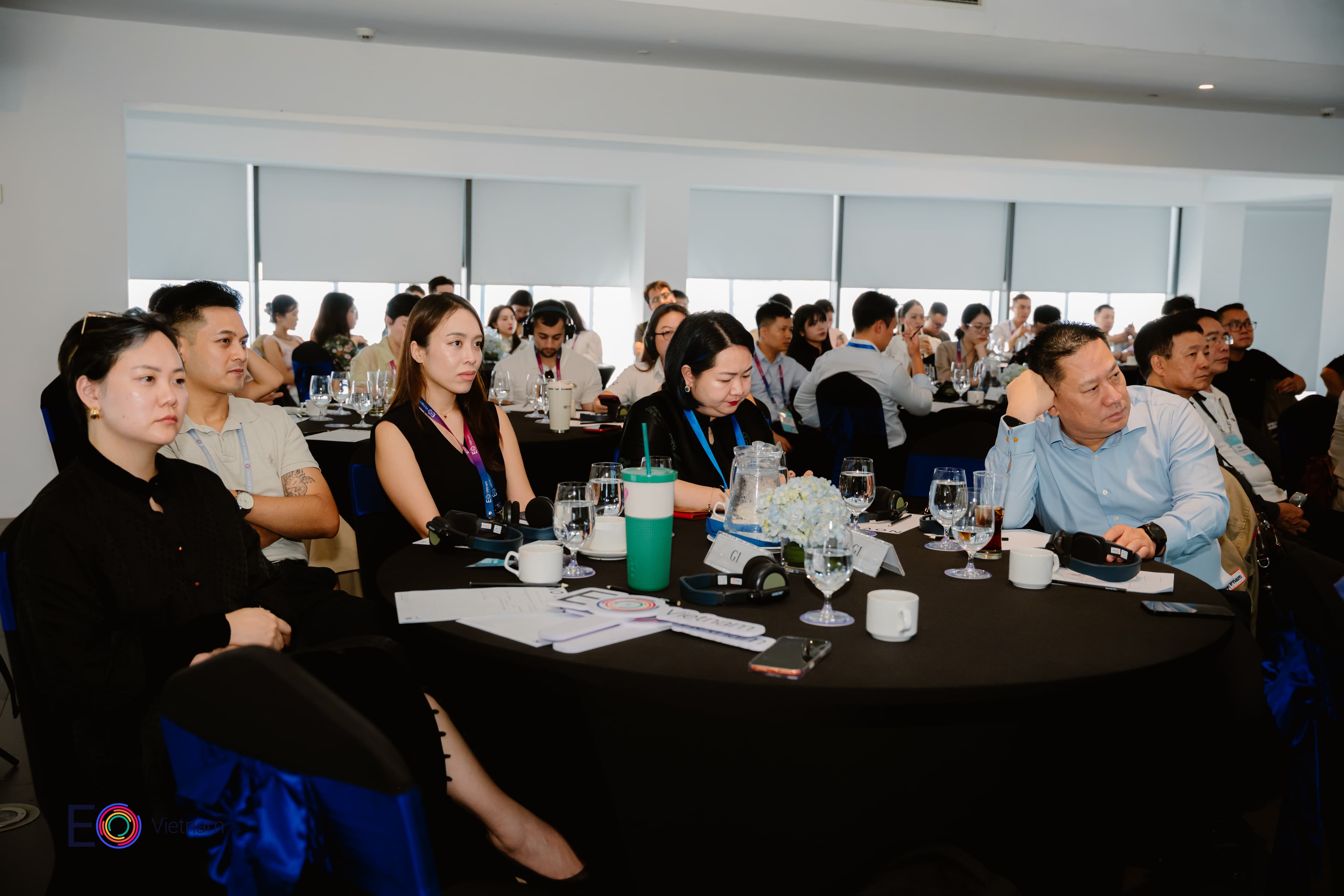 Founders and business owners listening at Vietnam Insiders