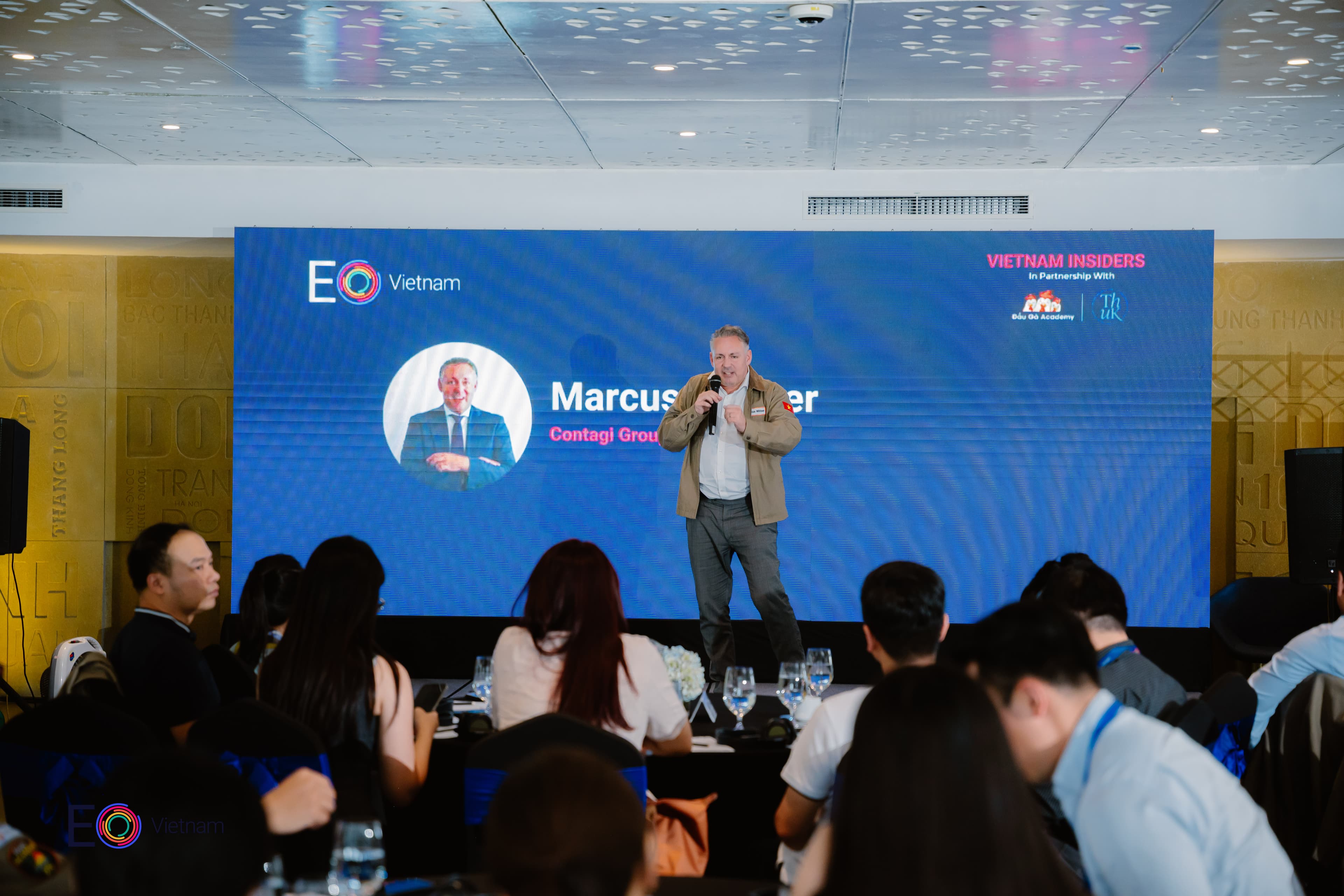 Marcus Wittner speaking about EO at Vietnam Insiders