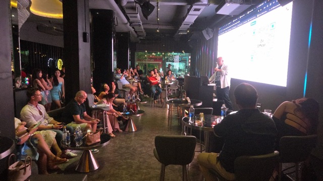 Crowd of Founders and Friends