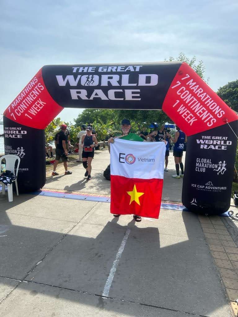 Raul racing in South America